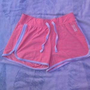 Pink justice shorts girls size 12 like new